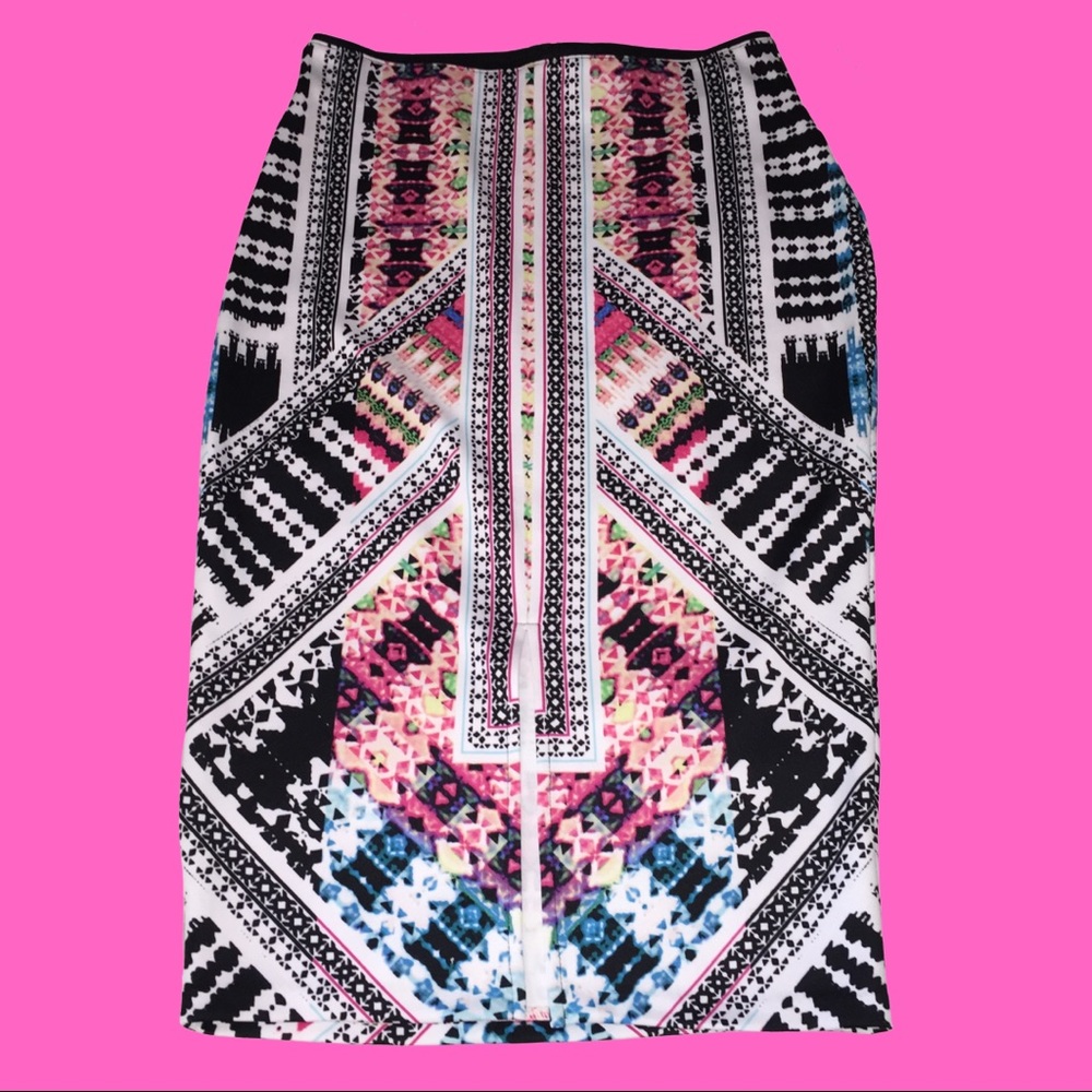 CHARTER CLUB PENCIL MULTICOLORED SKIRT SIZE 10